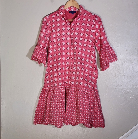 Ro's Garden Pink Patterned Women's Dress